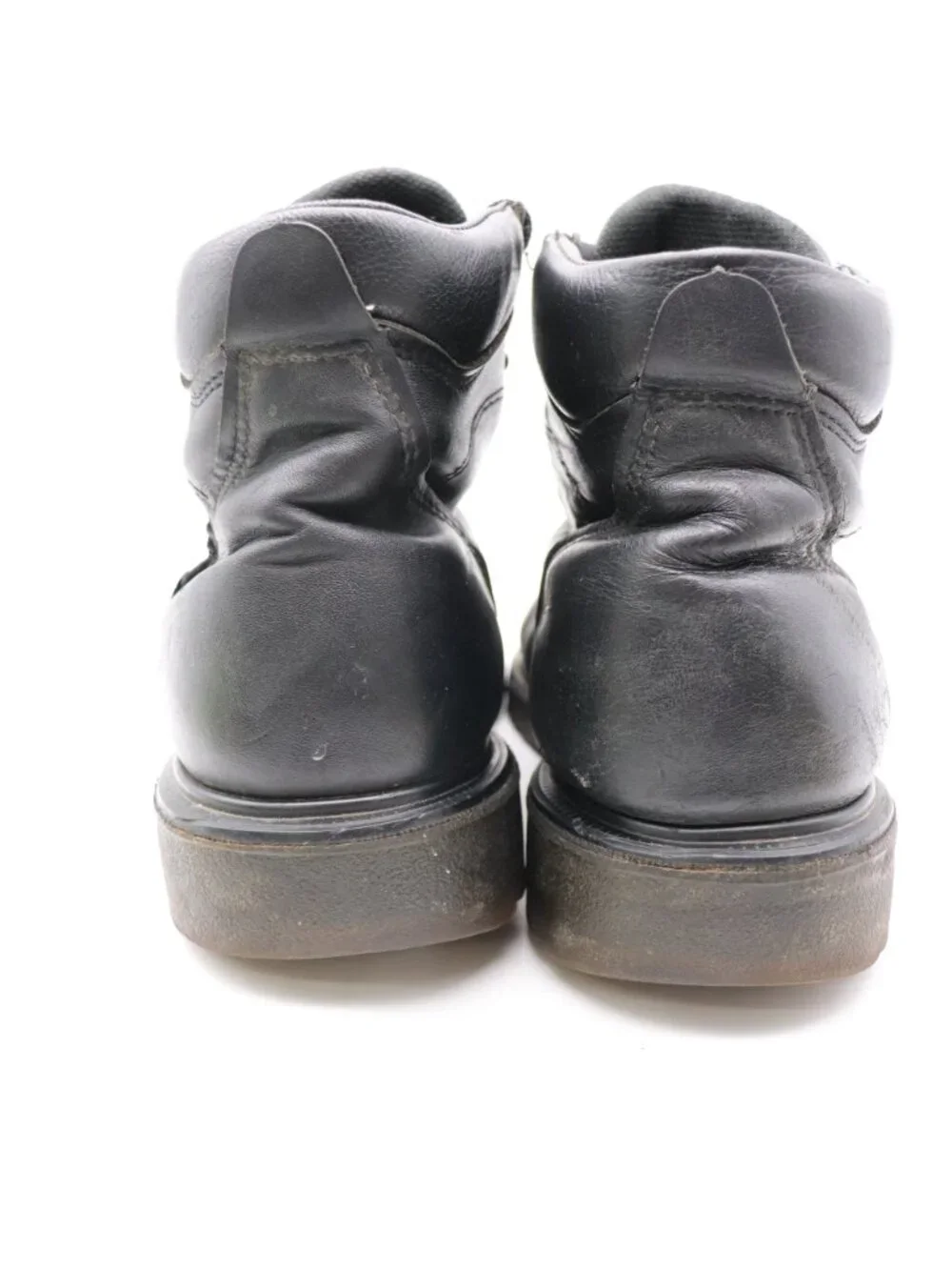 Red Wing 607 Men's Size 10.5 D SuperSoles Black Leather Work Boots USA Biker